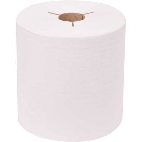 Premium 8 in. Bright White Luxury Controlled Hardwound Paper Towels 600 ft. per Roll,